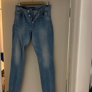 Express Light Blue Skinny Jeans
